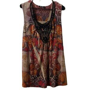 Apt 9 Orange Tunic Tank Top Size 1X